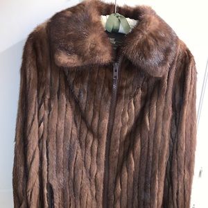 Robinson’s the Evans Collection Brown Fox Fur Coat